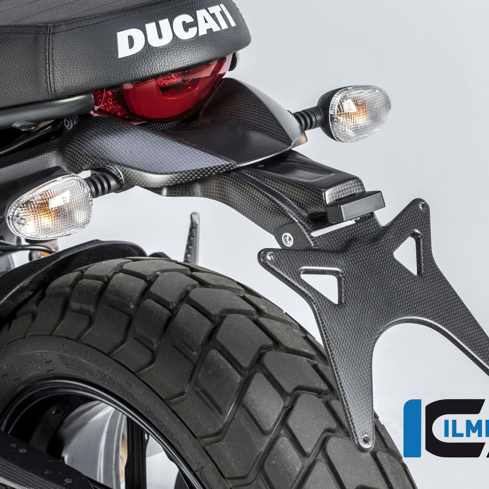 
                  
                    Support de plaque d'immatriculation supérieure Matt Carbon - Ducati Scrambler Sixty2 (2016-2021)
                  
                