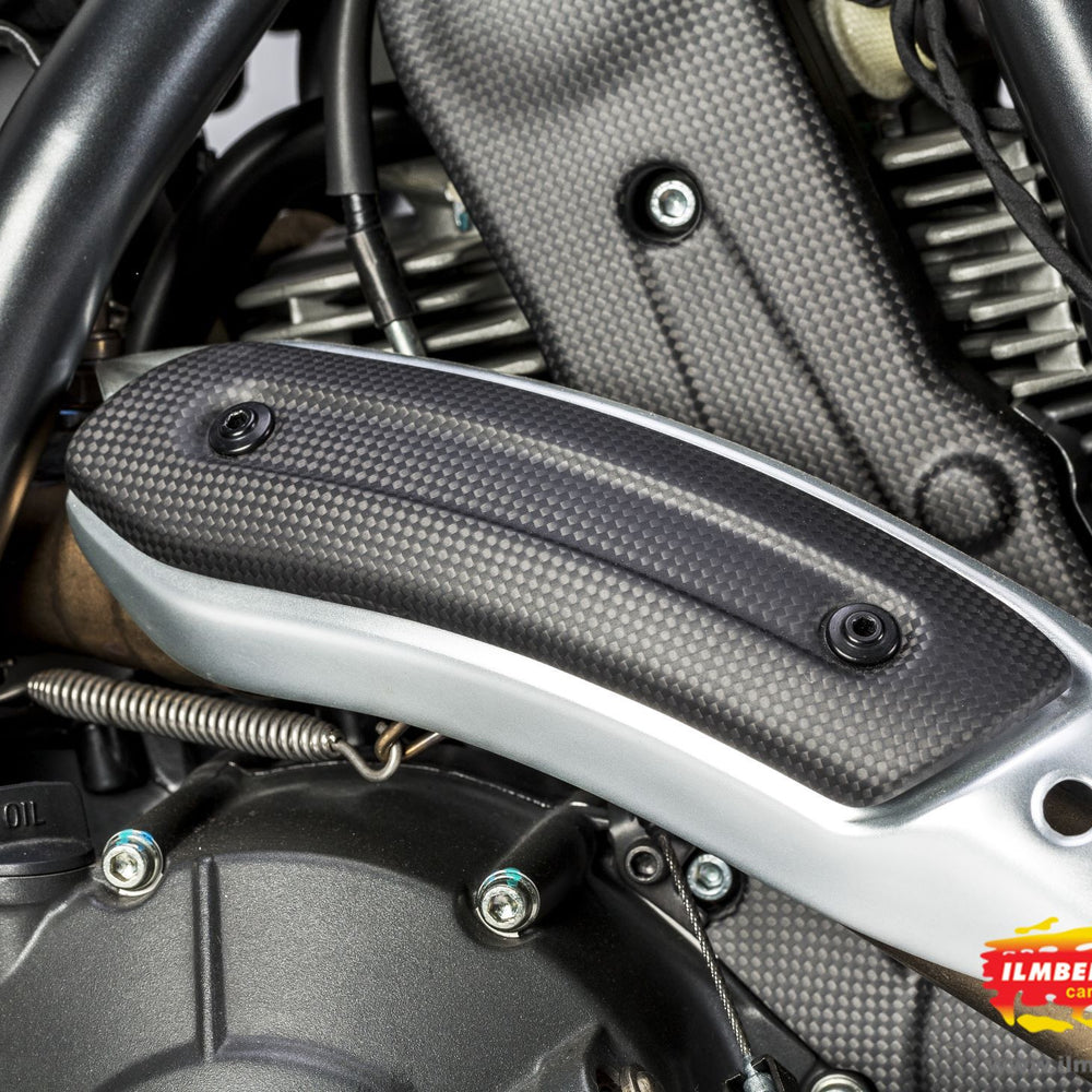 Vertical Timing Belt Cover Matt Carbon - Ducati Scrambler Icon (2019-2022)