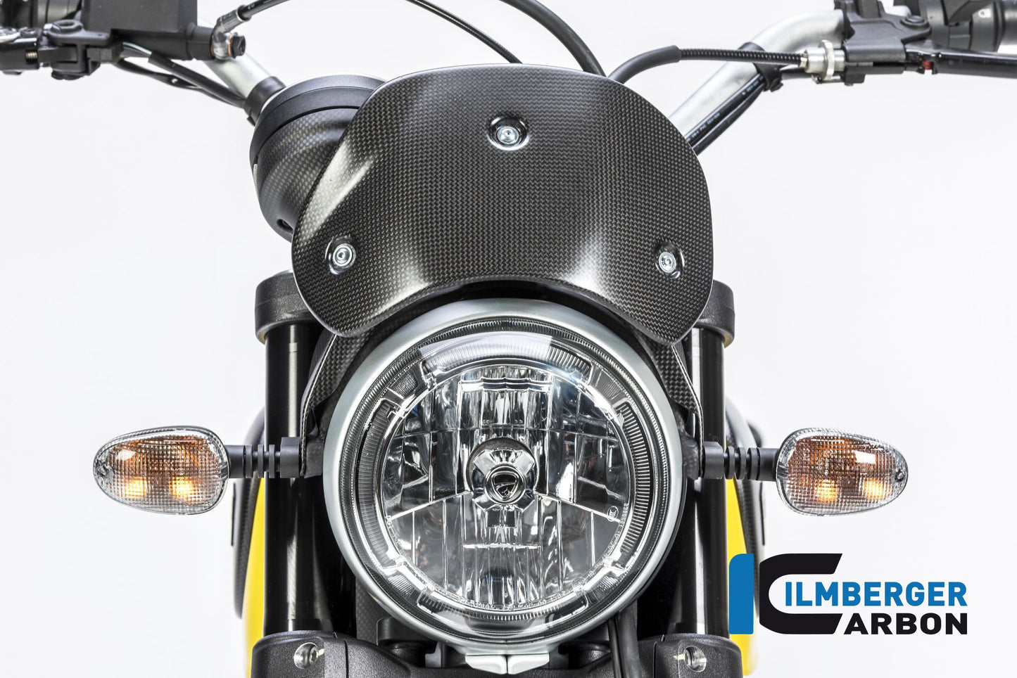 Pare-brise (écran de mouche) Matt Carbon - Ducati Scrambler Icon Dark (2020-2022)