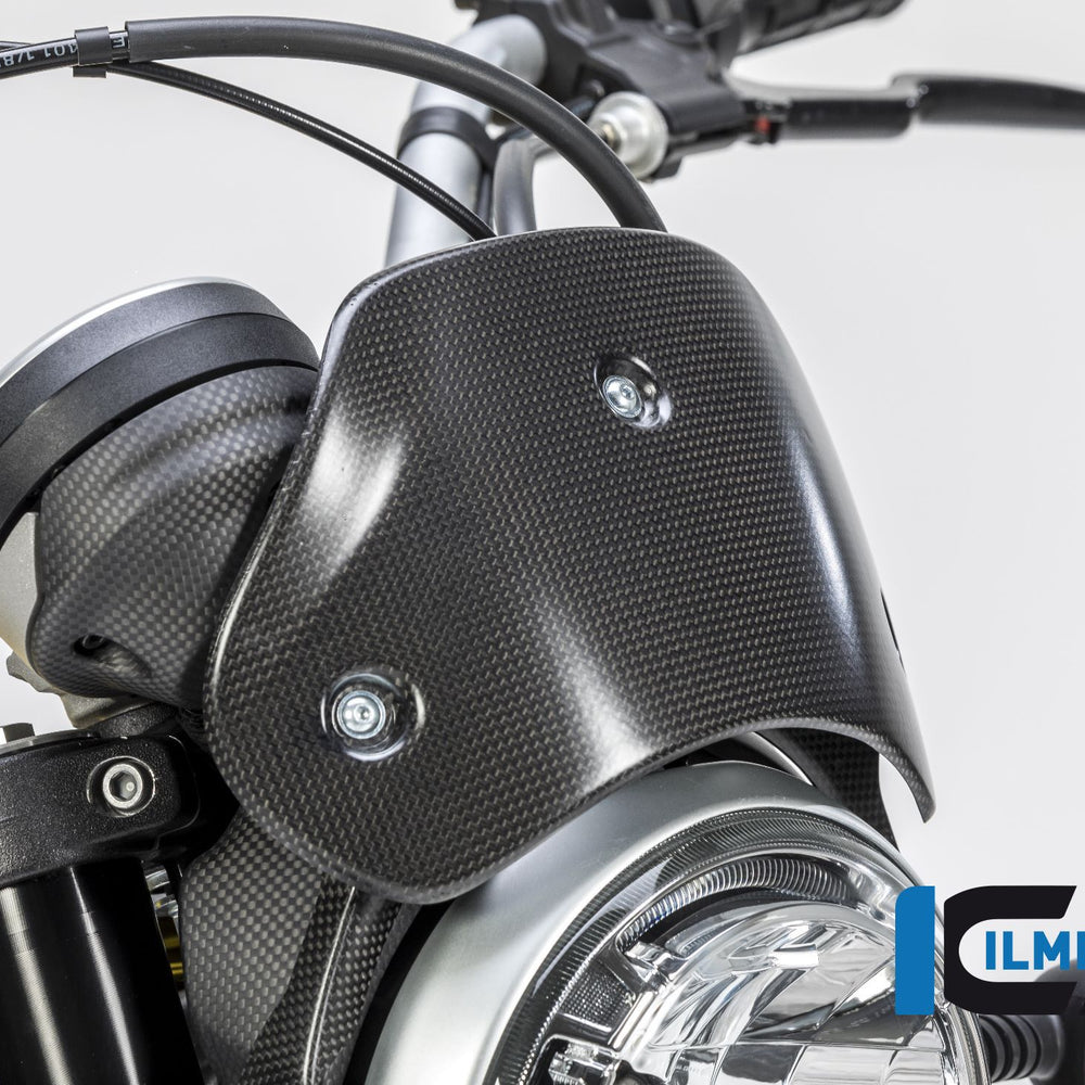 Windshield (flyscreen) matt carbon - Ducati Scrambler Ducati Scrambler Icon (2015-2018)