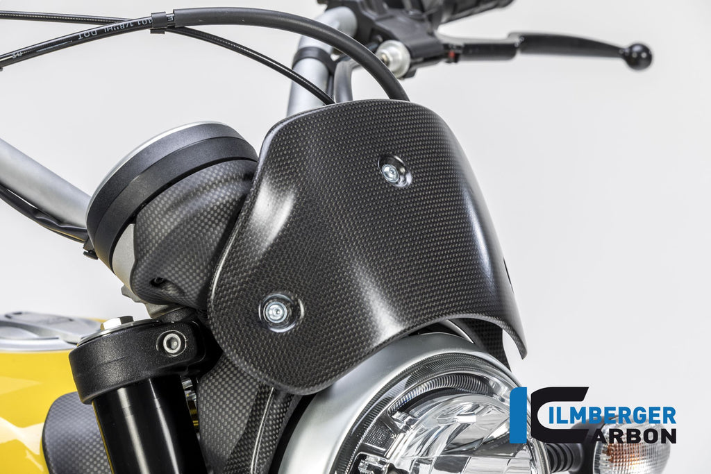 Windshield (FlyScreen) Matt Carbon - Ducati Scrambler Classic (2019-2020)