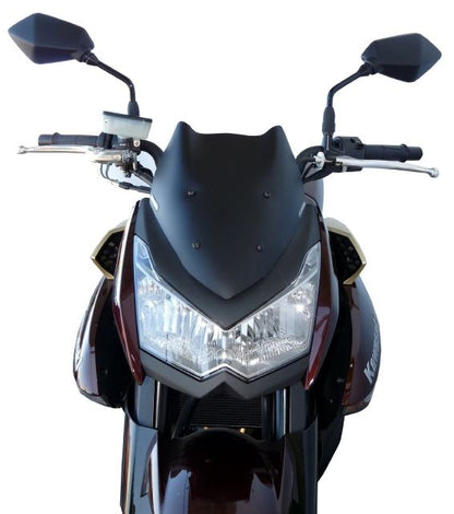 Fabbri windscherm glanzend zwart Kawasaki Z1000 2010-2013