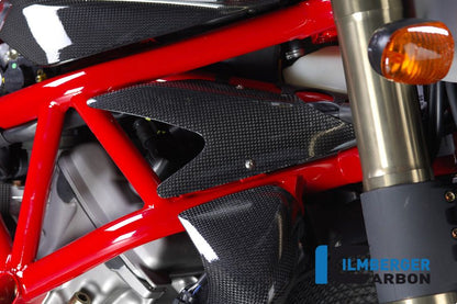Ensemble de couverture de réservoir liquide de refroidissement Carbon MV Agusta Brutale 1090 Corsa (2013-2016)