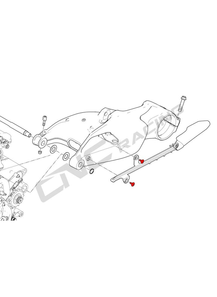 
                  
                    Chain Guide Bolt Kit Hypermotard
                  
                