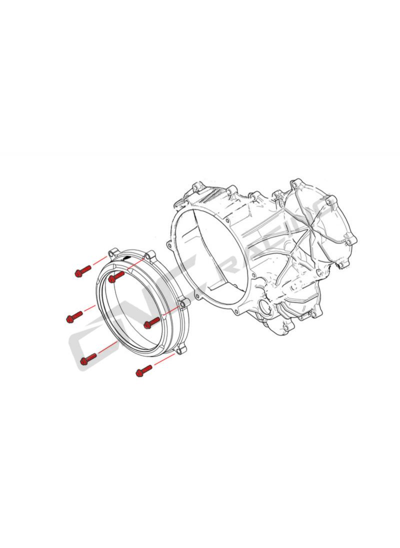 Titanium boutenset koppelingsdeksel Ducati Streetfighter V4 (2025+)