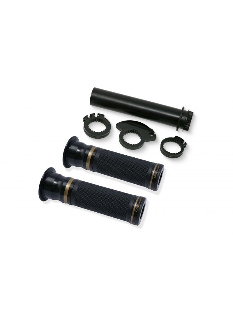 Handlebar Grips CNC Racing - Bicolore Black-Bronze