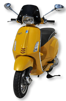 Kort windscherm (30cm) Dark Smoke vor Vespa Sprint 50 / Sprint 125 / Sprint 150 2004-2024 - Outlet