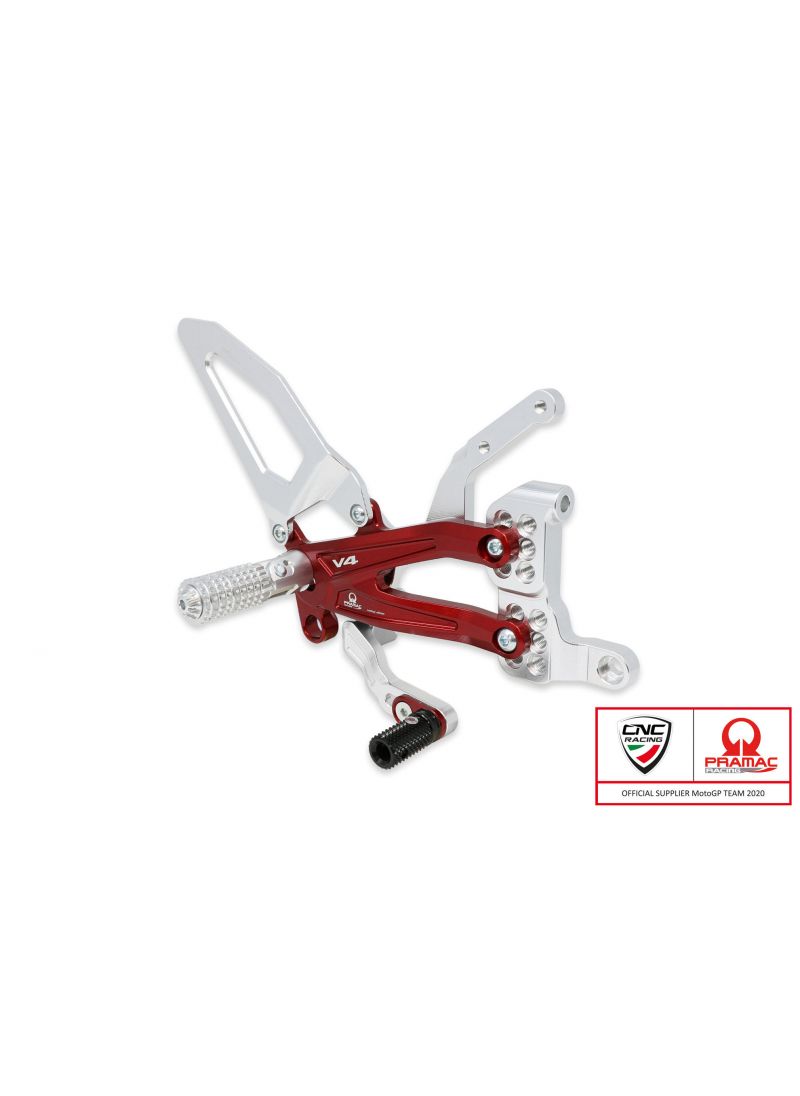 Adjustable rearsets Ducati Streetfighter V4 - Pramac Racing Limited Edition