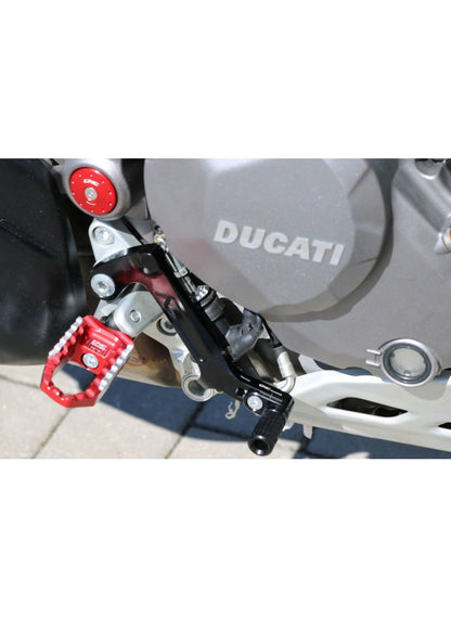 Gear/Rear brake levers kit SLIDE - Ducati Monster 821 1200 1200S 1200R SuperSport 939