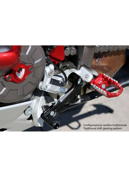 Gear/Rear brake levers kit SLIDE - Ducati Monster 821 1200 1200S 1200R SuperSport 939