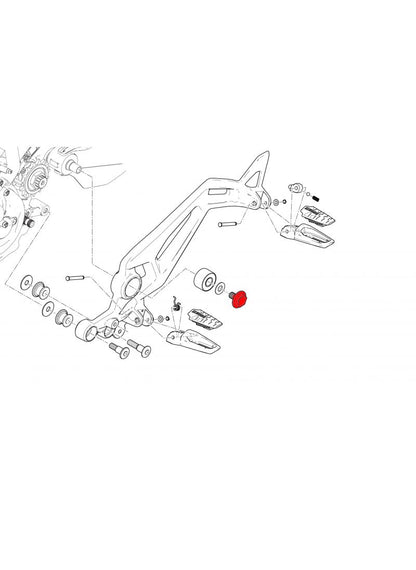 Central Bolt Kit voor original Remschakelsets Ducati Monster V2 (2026+)