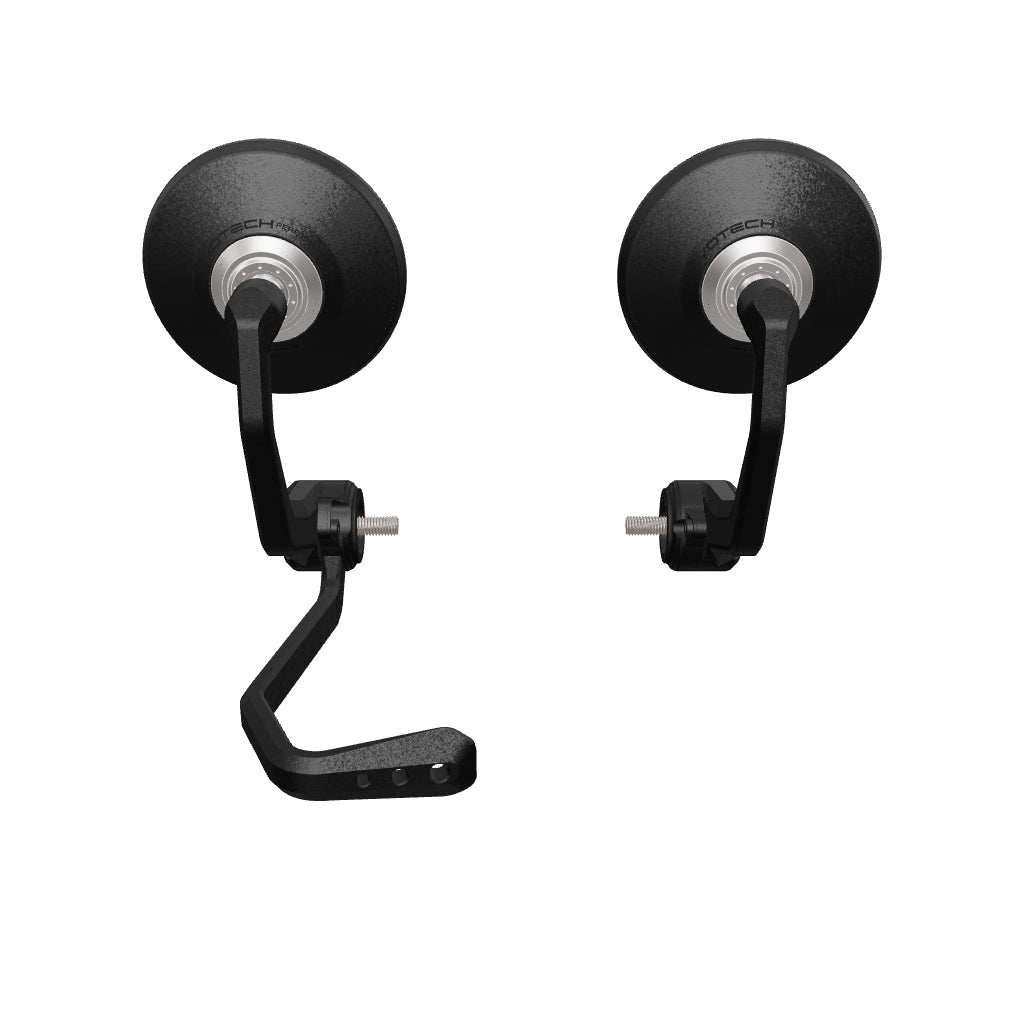 Bar End Spiegels (Retro) incl. Remhendel Beschermer Set Evotech - BMW G 310 GS (2017+)