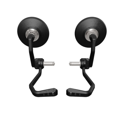 Bar End Spiegels (Retro) incl. Rem- en Koppelingshendel Beschermer Set Evotech - Ducati Streetfighter V4 S (2020 - 2024)
