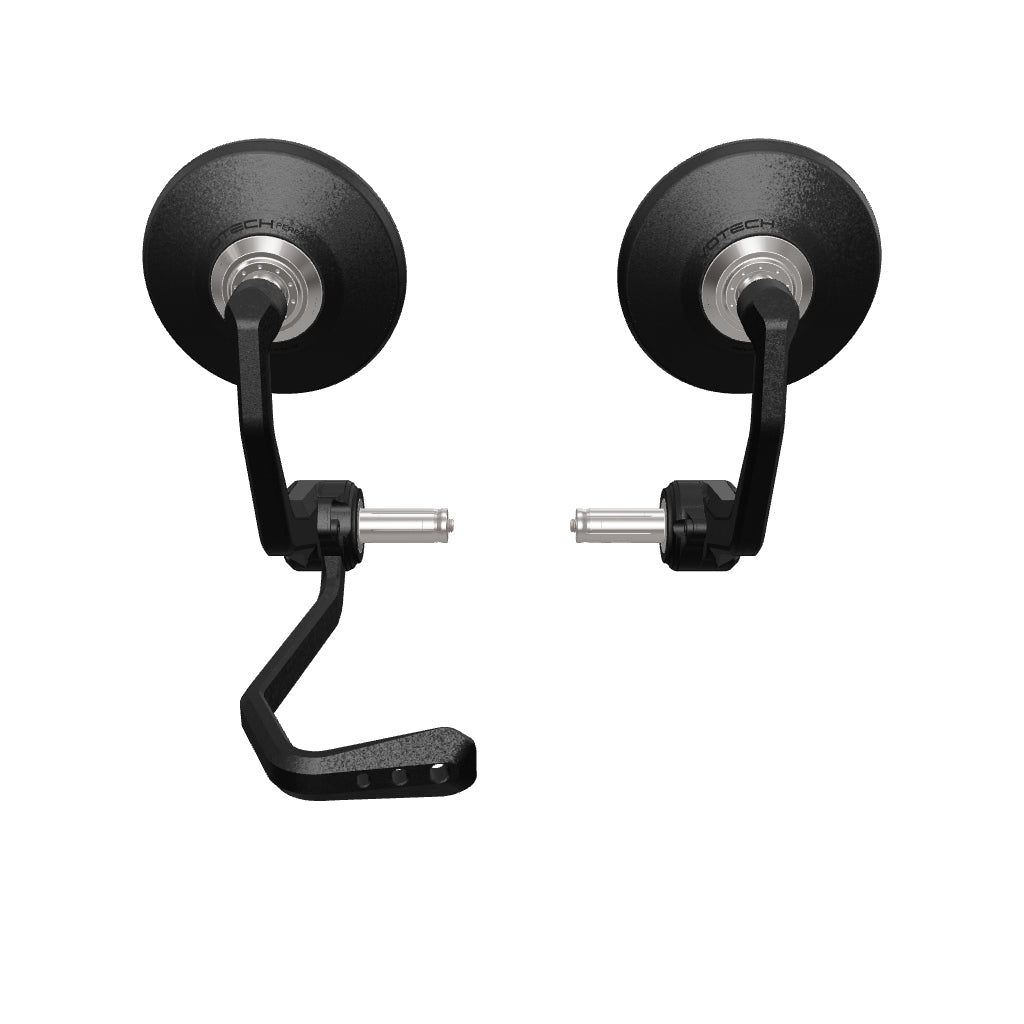 Bar End Spiegels (Retro) incl. Remhendel Beschermer Set Evotech - Ducati Streetfighter V4 S (2020 - 2024)