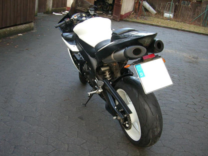 G&G Oval uitlaat muffler set Yamaha R1 2004-2006