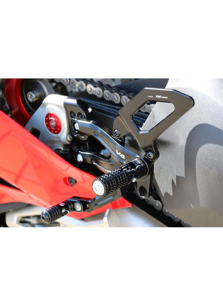 
                  
                    Rearset CNC Racing Panigale V4 V4S
                  
                