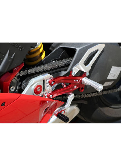 Rearset CNC Racing Pramac Limited Panigale V4 V4S