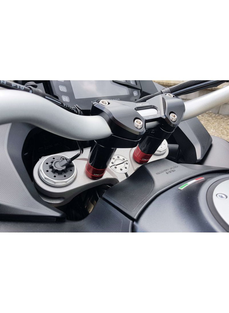 Handlebar riser set 30mm Multistrada 950 1200 1260 CNC Racing