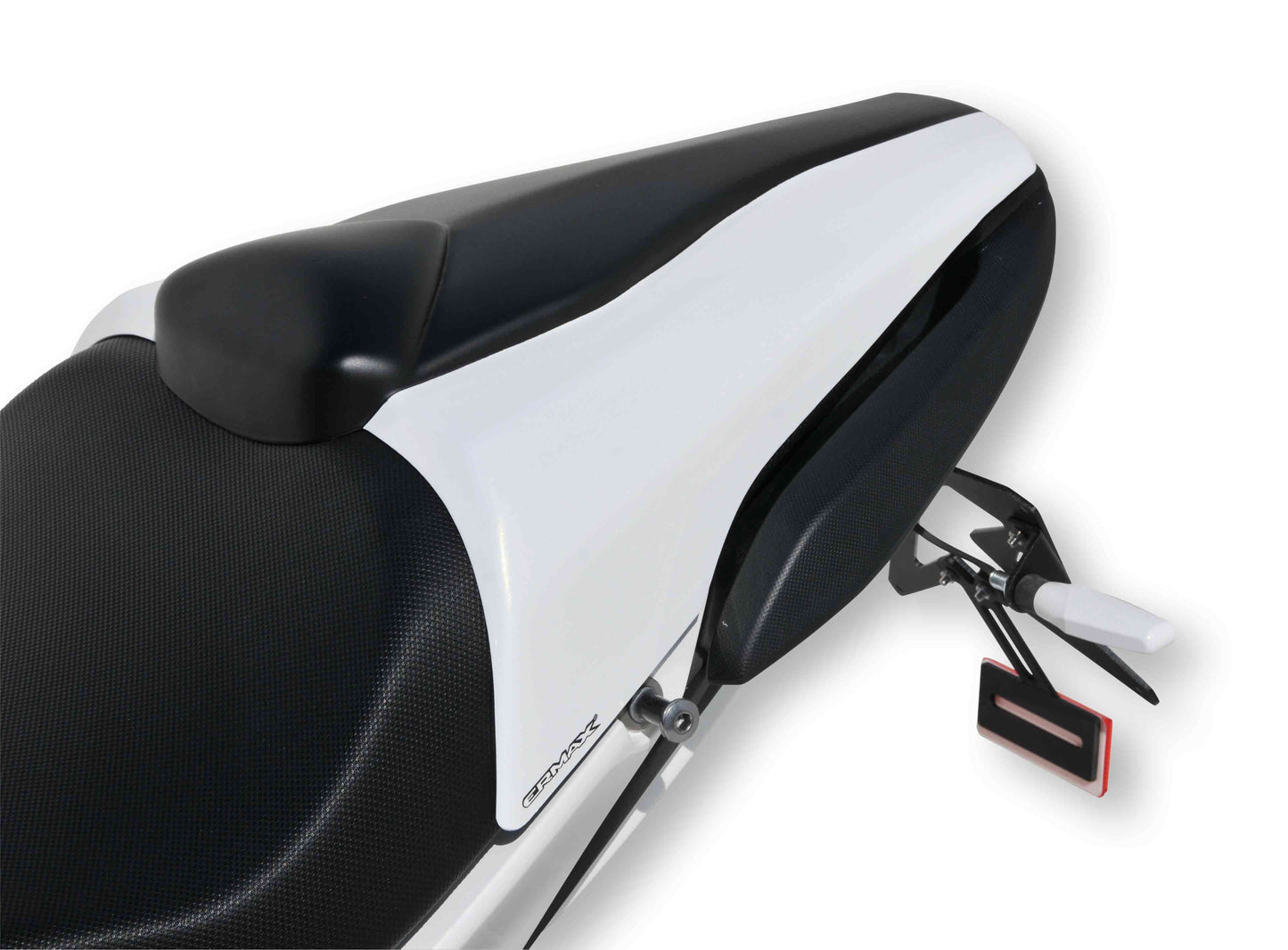 Ermax duoseat seatcover (monozit) Honda CB650F 2014 2015 2016 Ross White (NH196) / Matt Gunpowder Black Metallic (NH436) 2014-2016