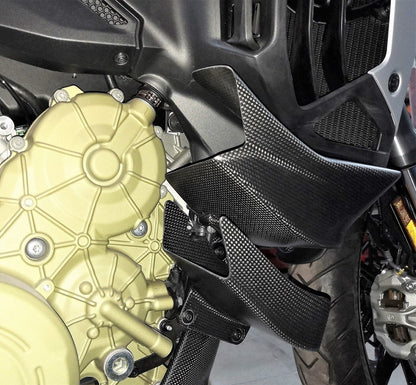 VERKOCHT_Carbon Winglet Set (4-delig) – Ducati Multistrada V4 – Mat Carbon (Gebruikt)