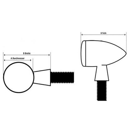 Outletdeal: Shin Yo LED “Monster Style” Achterlicht – Universeel (E-gekeurd)