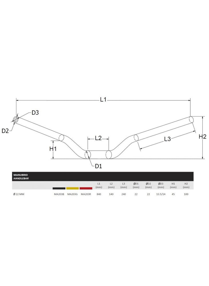 
                  
                    Handlebar 22mm CNC Racing
                  
                