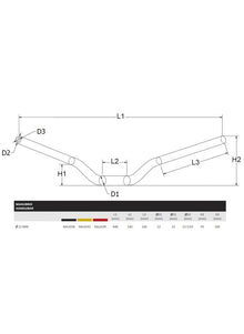Handlebar 22mm CNC Racing