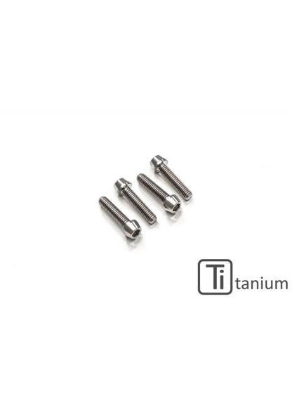 Screws Handlebar Clamp set M8x25 (4 pcs.) - Titanium Ducati Hypermotard 1100 EVO (2010-2012)