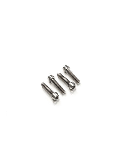 Boutenset voorkant axle clamp M6x30 (4 stuks) - Titanium Ducati Multistrada 1260 DAir (2018-2020)