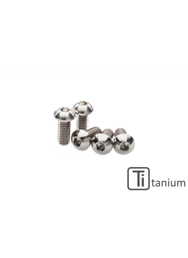 Screws set front brake disc M8x20 (5 pcs) - Titanium