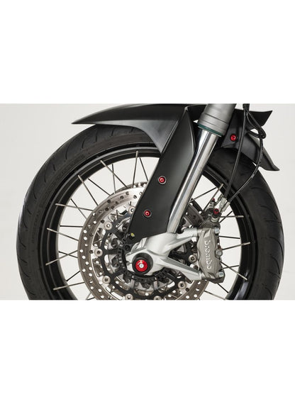 Front wheel axle slider set