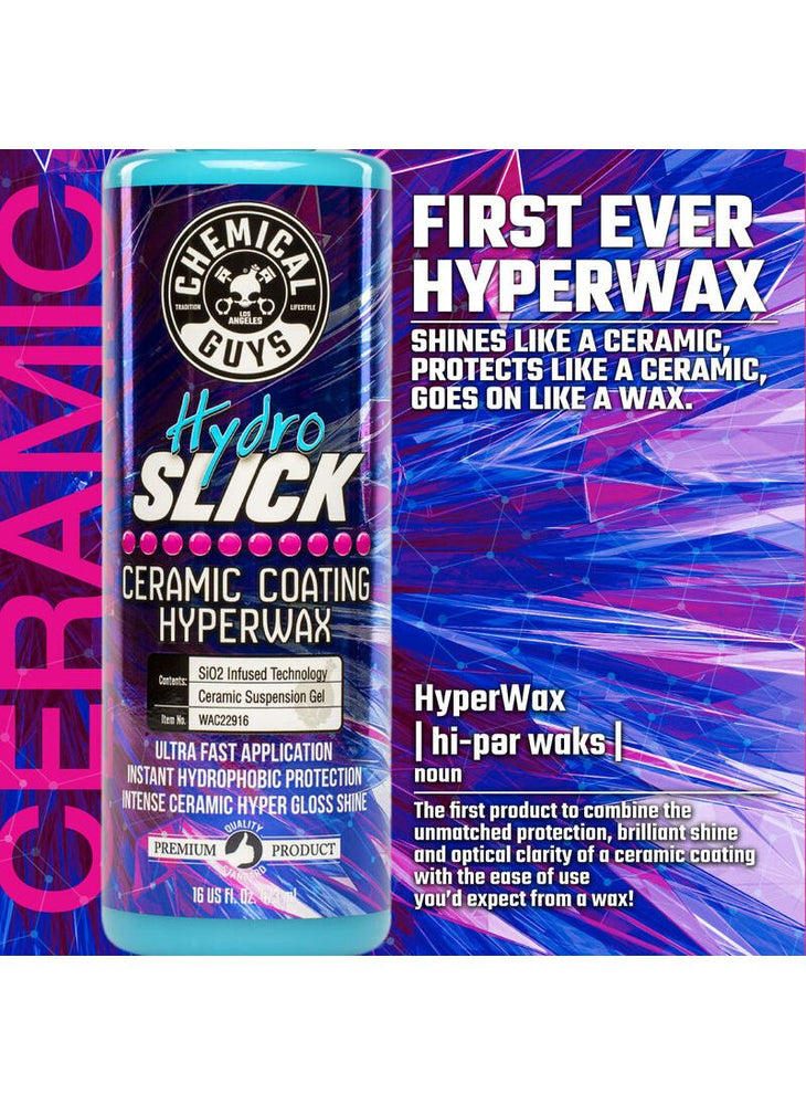 
                  
                    Chemical Guys - HyperWax Hydroslick Intense Gloss SiO2 Ceramic Coating - 473ml
                  
                