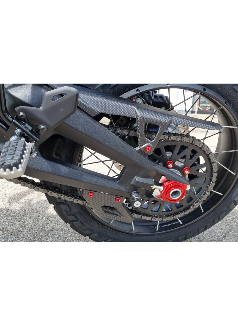 Upper Chain Guard matt carbon Ducati Desertx 2022+
