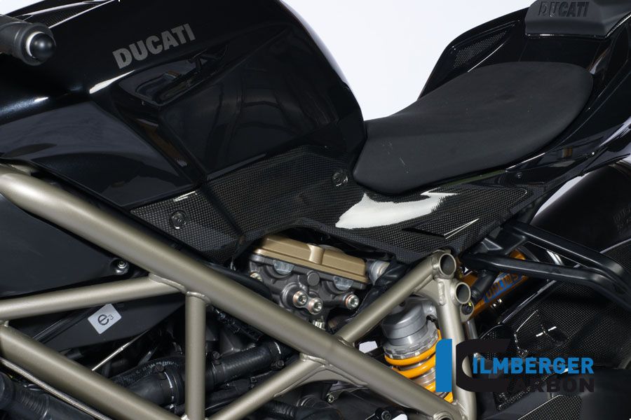 
                  
                    Panel de sillín del lado izquierdo de carbono Ducati Streetfighter 1100 (2009-2011)
                  
                