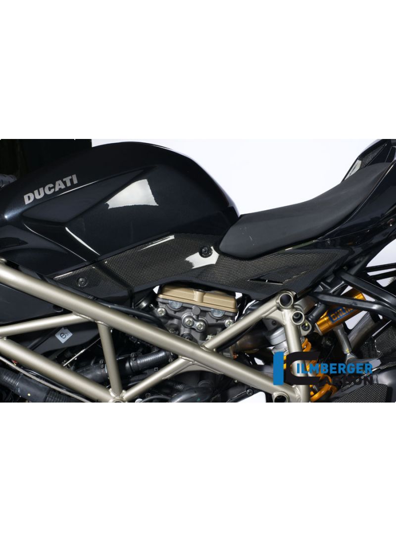 Carbon Left Side Saddle Panel Ducati Streetfighter 1098 (2009-2013)