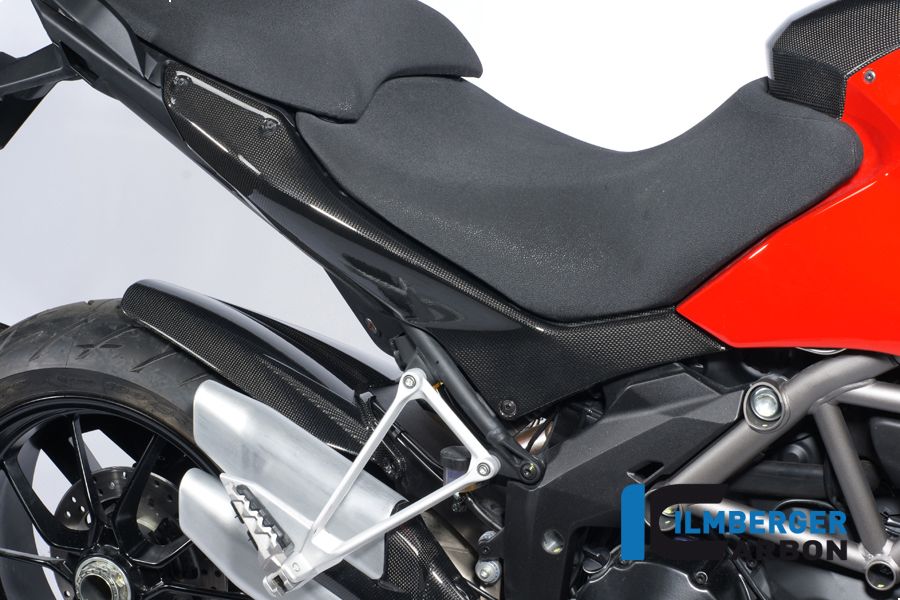 Sidopanel under säte - Höger sida - Carbon Multistrada 1200 2010-2012 Ducati Multistrada 1200 (2010-2012)