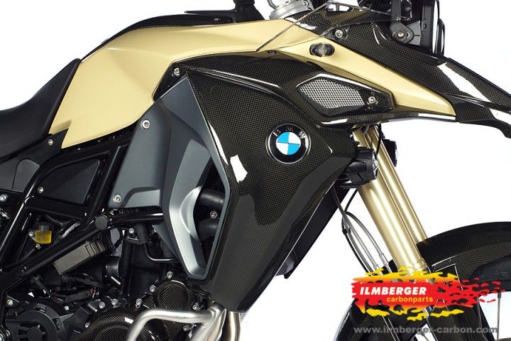 Panneau latéral / Radiateur Cover à droite Carbon BMW F800GS Adventure (2008-2018)